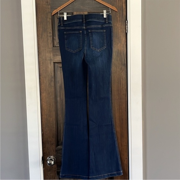 SPANX Blue Flare & Wide Leg Jeans - Picture 6 of 16